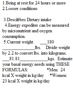 Metabolism Lab